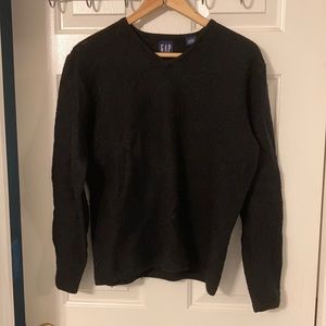 Black Gap V-Neck wool sweater. SZ Small